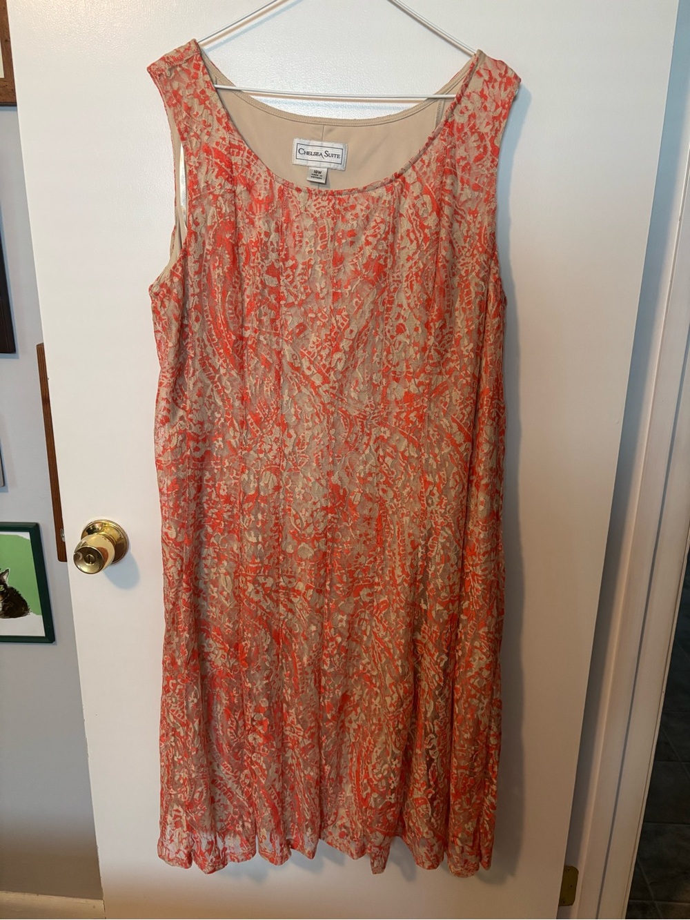 Elegant Lace Detail Chelsea Suite Sleeveless Summer Garden Party Dress 18